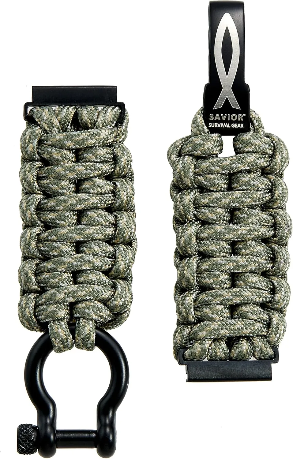 Savior Survival Gear Paracord 20mm/22mm Watch Band with Quick Release - Men & Women - Strap Compatible with Various Smart Watches, including Galaxy (some), S3 Classic, and Fenix 5