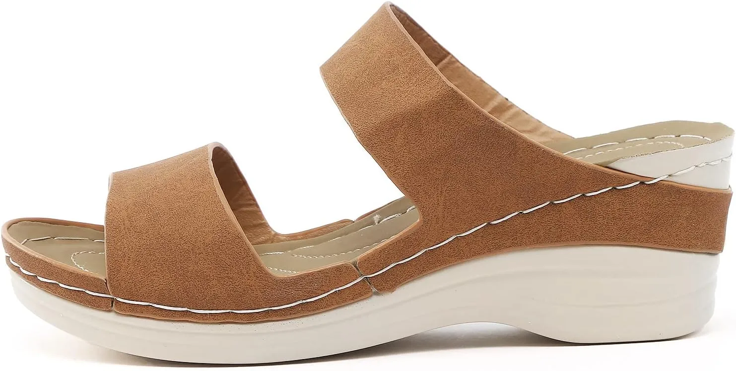 SBGMoSJ Diabetic Shoes for Women Wide Width Dress Orthopedic Working Shoes Woman Heeled Comfort Sandals Plantar Fasciitis Sandals Black Chunky Heels Open Toe Heels