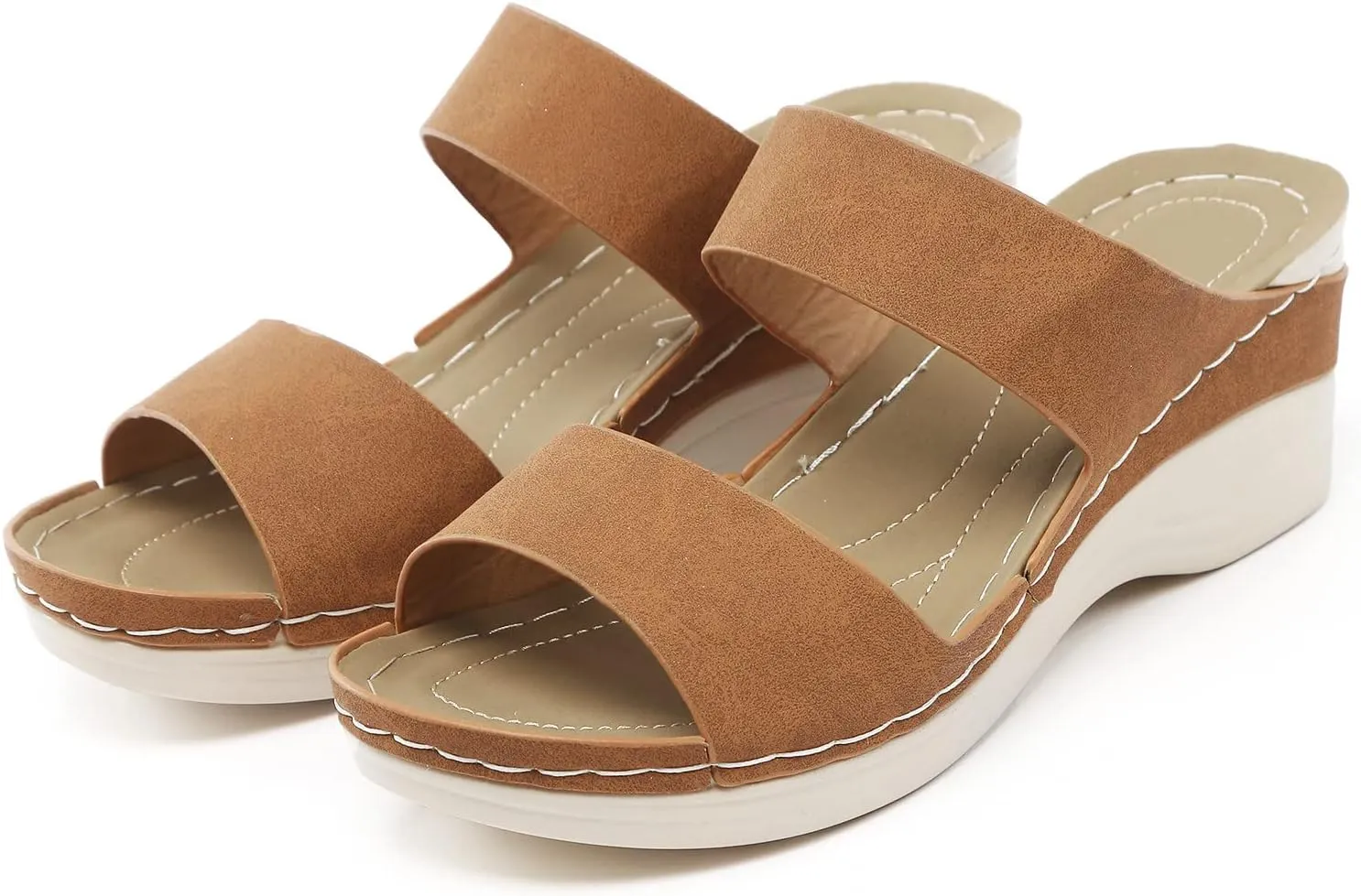 SBGMoSJ Diabetic Shoes for Women Wide Width Dress Orthopedic Working Shoes Woman Heeled Comfort Sandals Plantar Fasciitis Sandals Black Chunky Heels Open Toe Heels
