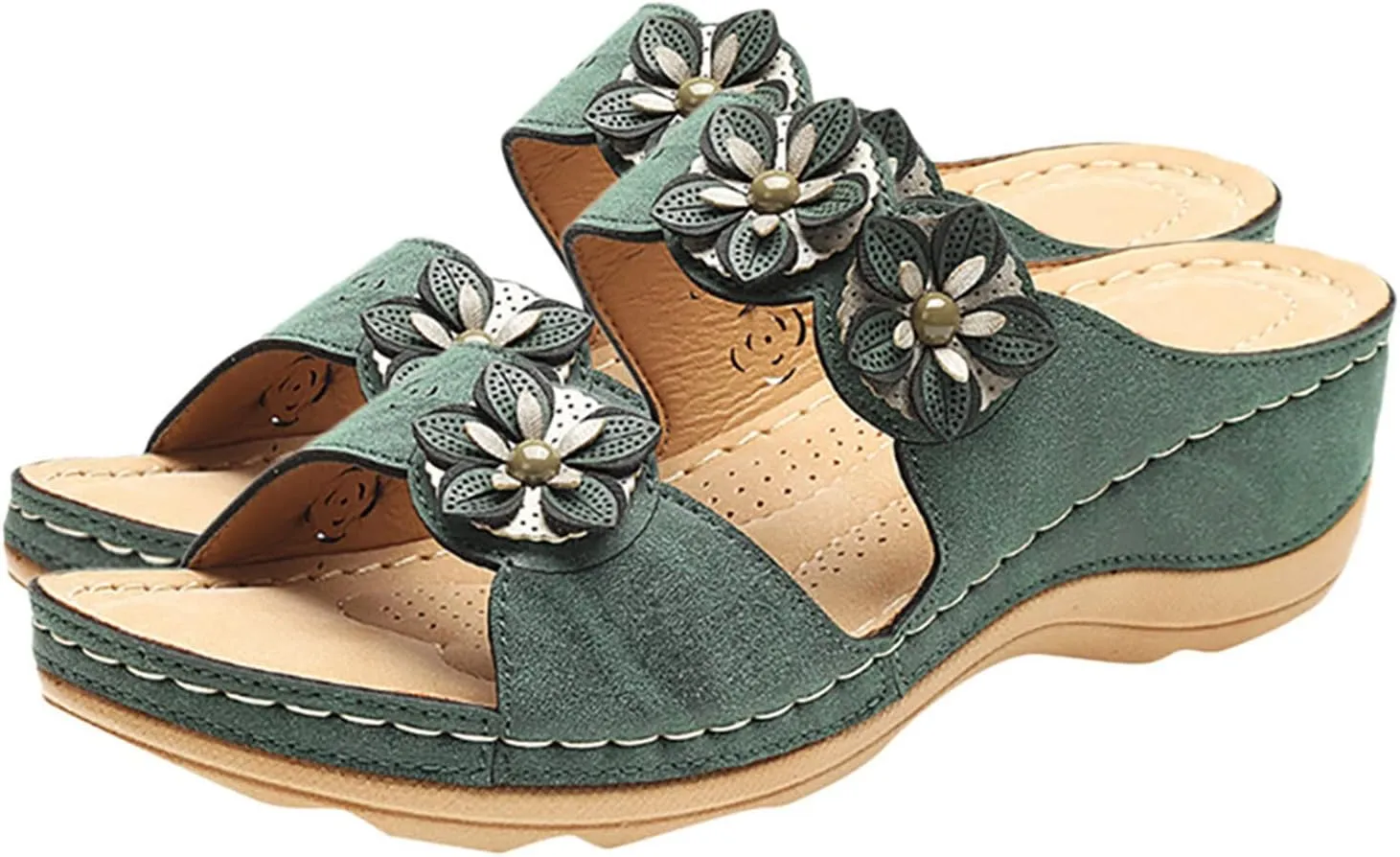 Shoes for Women, Womens Sandals Orthopedic Open Toe Sandals Retro Anti Slip Comfy Breathable Shoes
