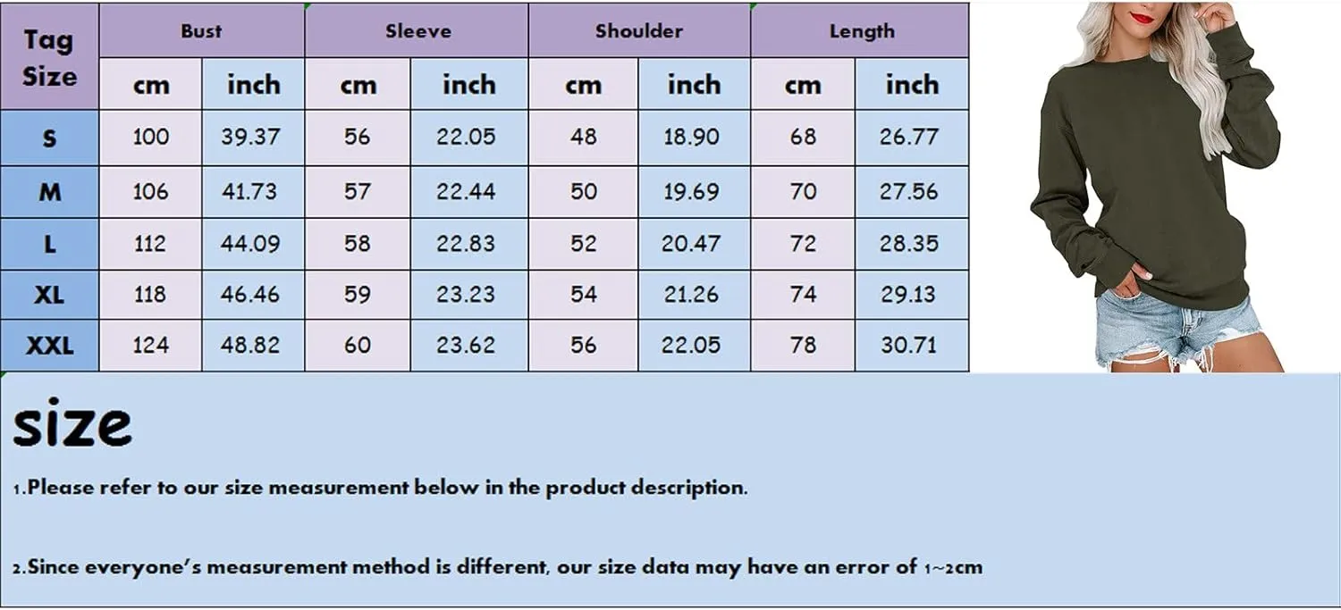 Striped Shirt for Women Long Sleeve Crewneck Sweatshirt Trendy Casual Color Block Pullover 2024 Fall Fashion Clothes