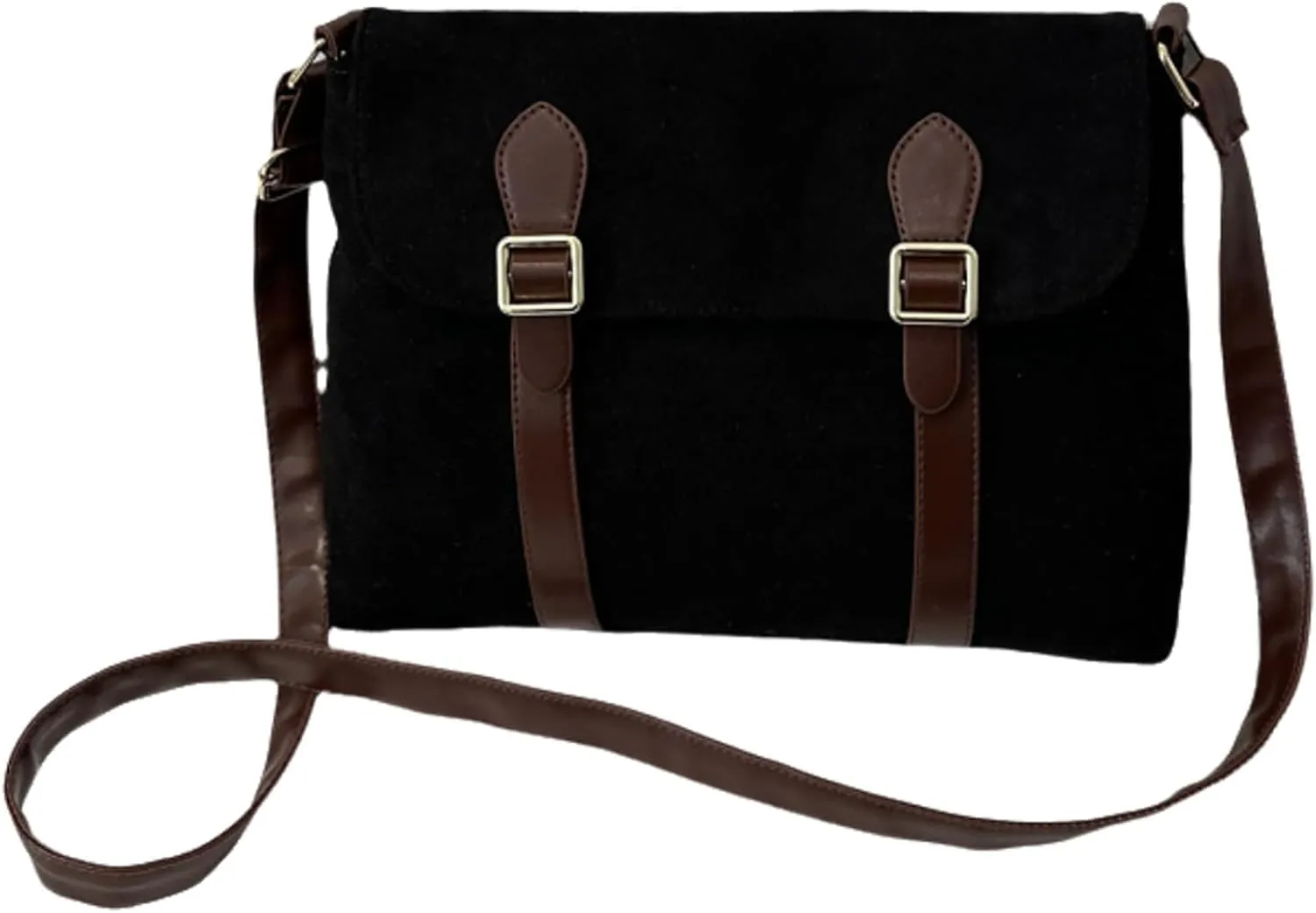 Suede Tote Bag For Women Frosted Leather Shoulder Bag Crossbody Satchel Bags With Magnetic Buckle
