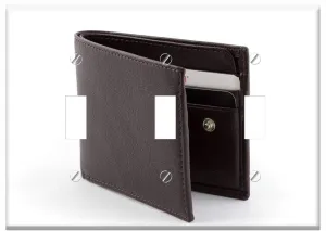 Switch Plate Triple Toggle - Leather Waist Bags Purse Wallets Brown