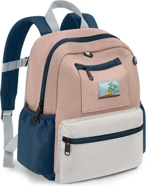 Toddler Backpack For Boys Girls 2-5, Preschool Kindergarten Backpack, Preschool Mini Backpacks For School & Travel, Coffee
