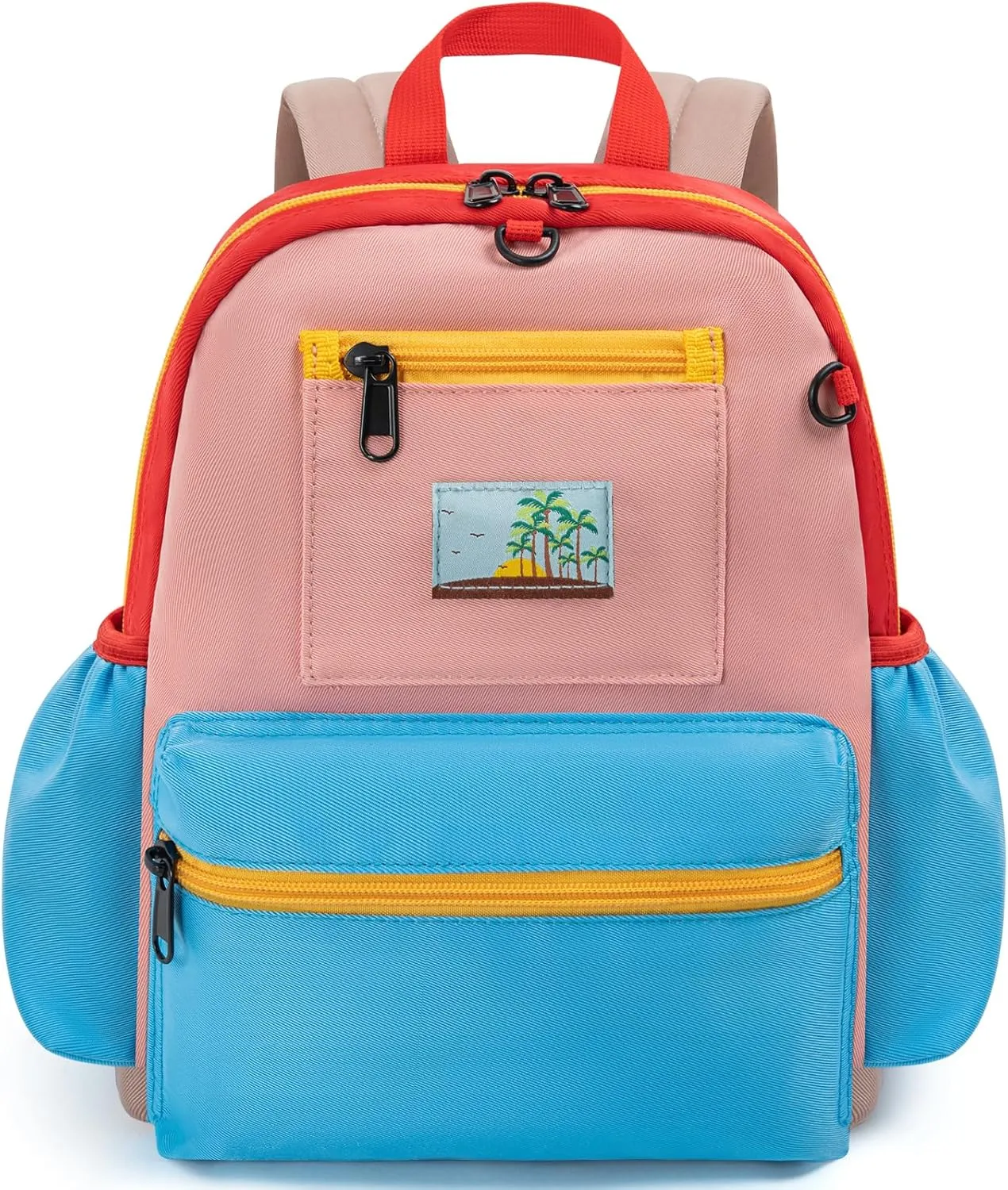 Toddler Backpack For Boys Girls 2-5, Preschool Kindergarten Backpack, Preschool Mini Backpacks For School & Travel, Pink Blue