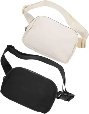 Totority 2pcs Fanny Pack Waist Bag Mini Belt Bag Fashion Waist Pouch Comfortable Running Gear