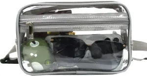 Transparent Waterproof Waist Bag with Adjustable Strap, Unisex Adjustable Strap PVC Waist Bag Mobile Phone Bag Coin Purse