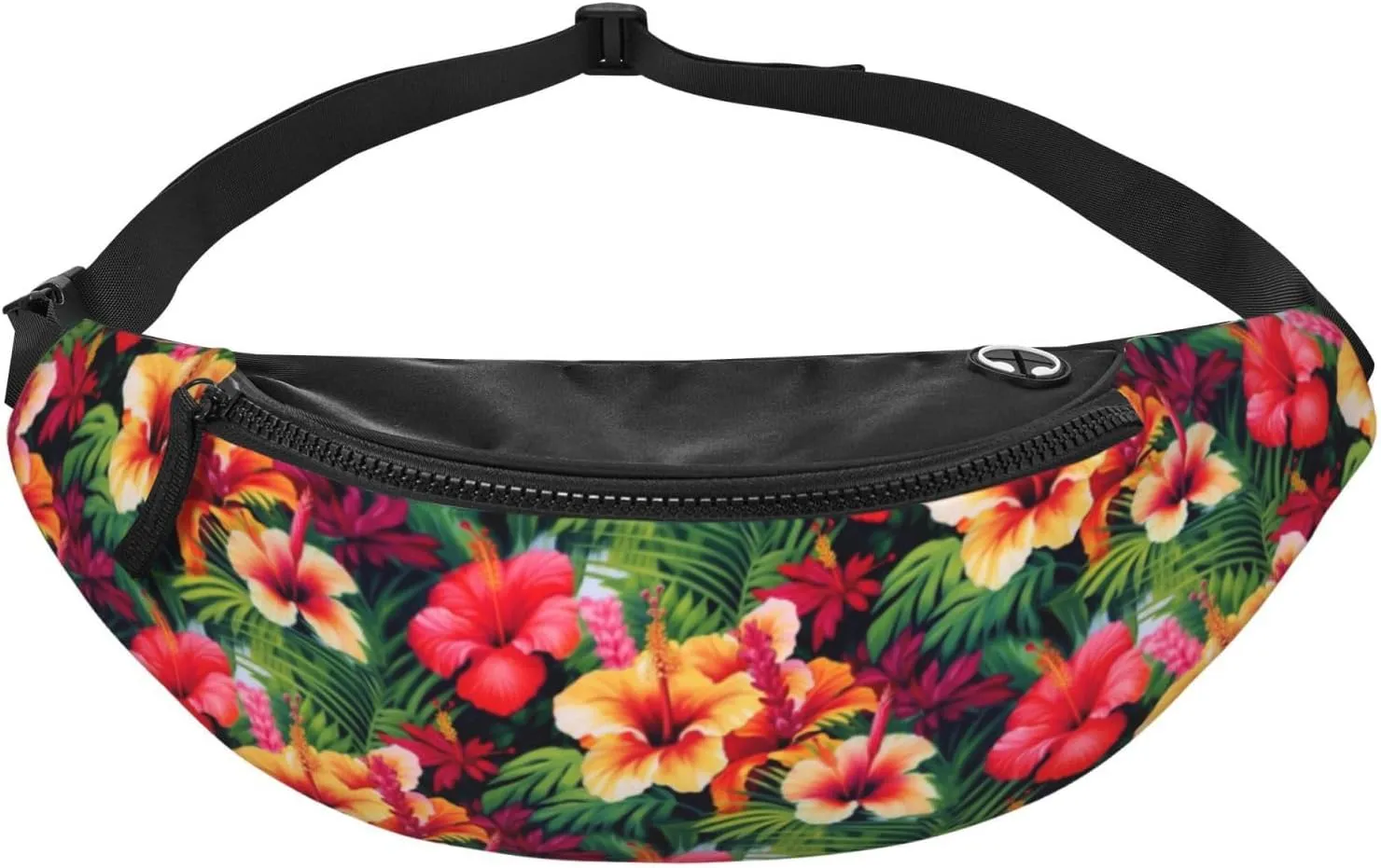 Tropical Fanny Pack Waist Bag Adjustable Belt Bag For Men Women Traveling Hiking Cycling Running