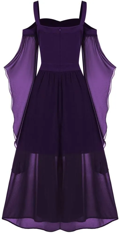 TWGONE Renaissance Faire Costume Women Off The Shoulder Halloween Dress Cosplay Costumes Plus Size Gothic Clothes
