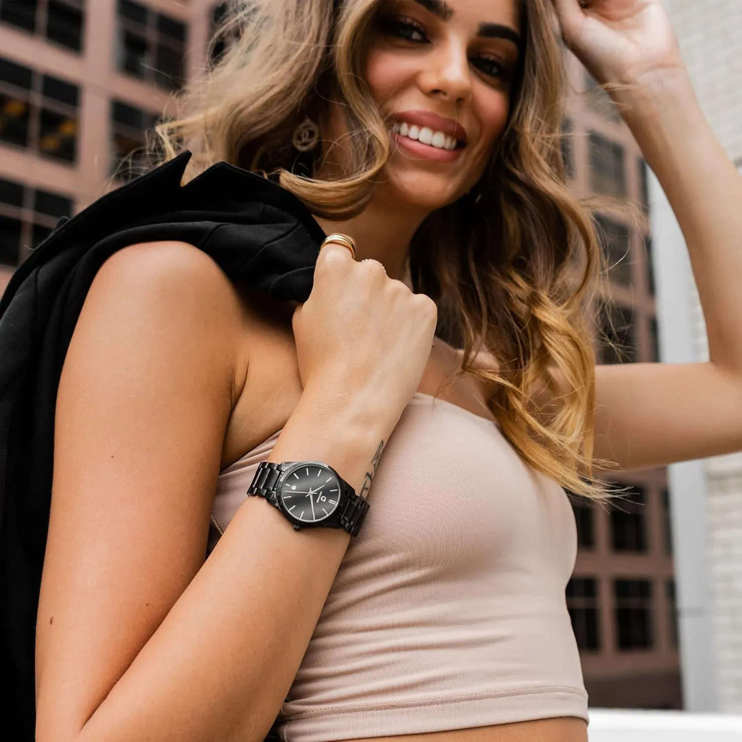 Uncle Jack Luxury Watches for Men and Women | Stainless Steel, Genuine Anti-Scratch Sapphire Glass, Water Resistant | Minimalist Watch Design | Aspire Collection