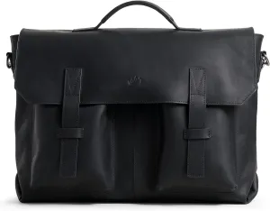 VELEZ Leather Messenger Bag for Men and Women | Vintage Briefcase for 17 inch Laptop | Work Bag Crossbody Laptop Bag
