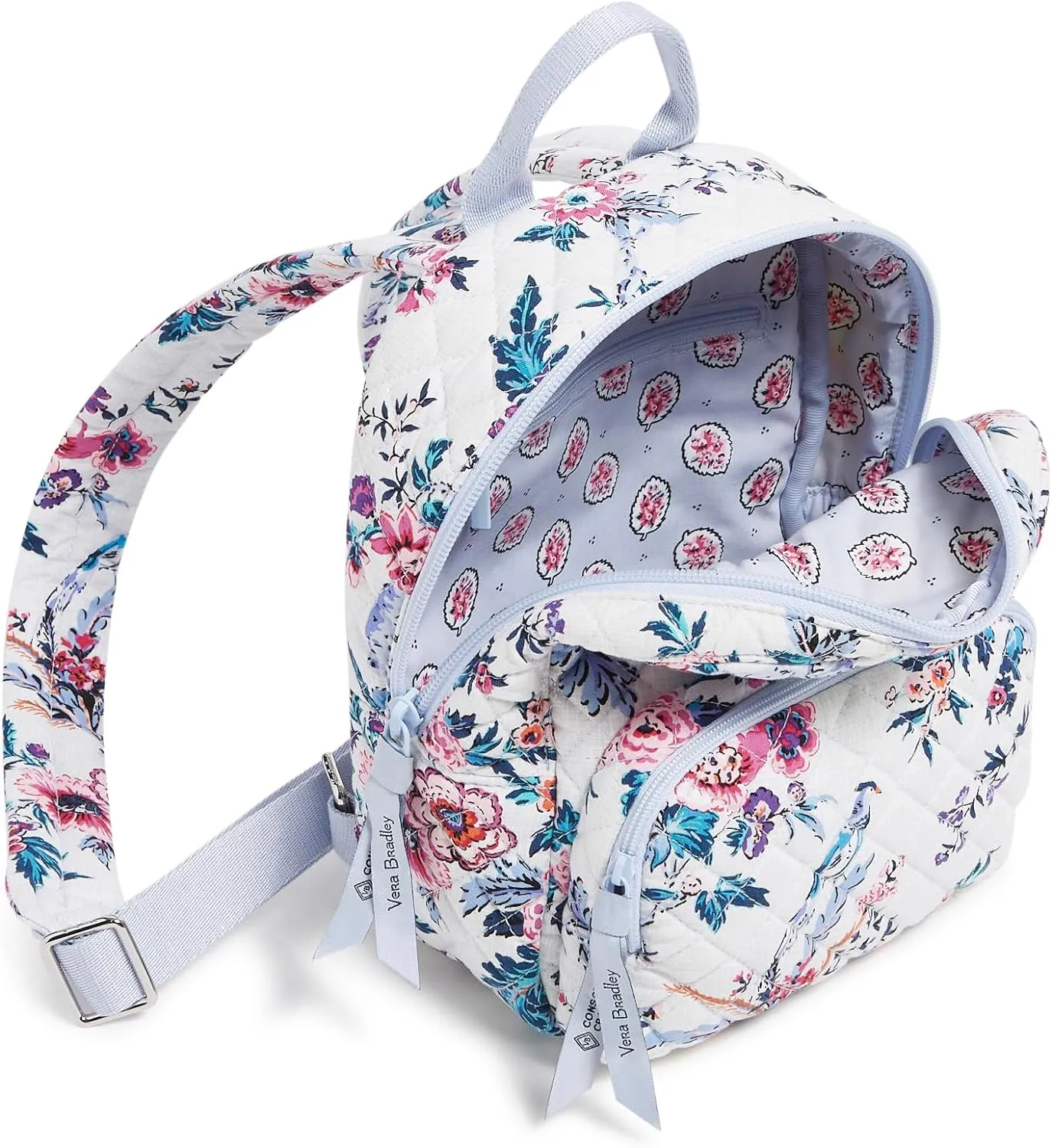 Vera Bradley Cotton Mini Backpack Purse, Magnifique Floral