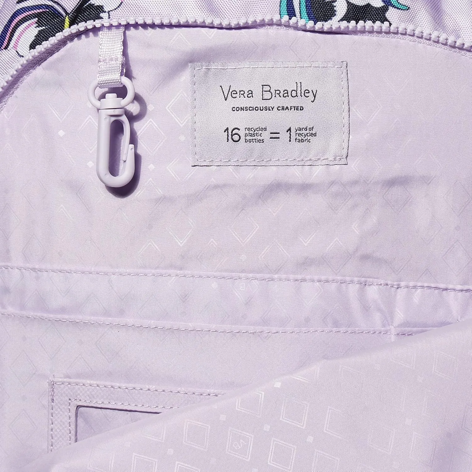 Vera Bradley Recycled Lighten Up Reactive Grand Backpack