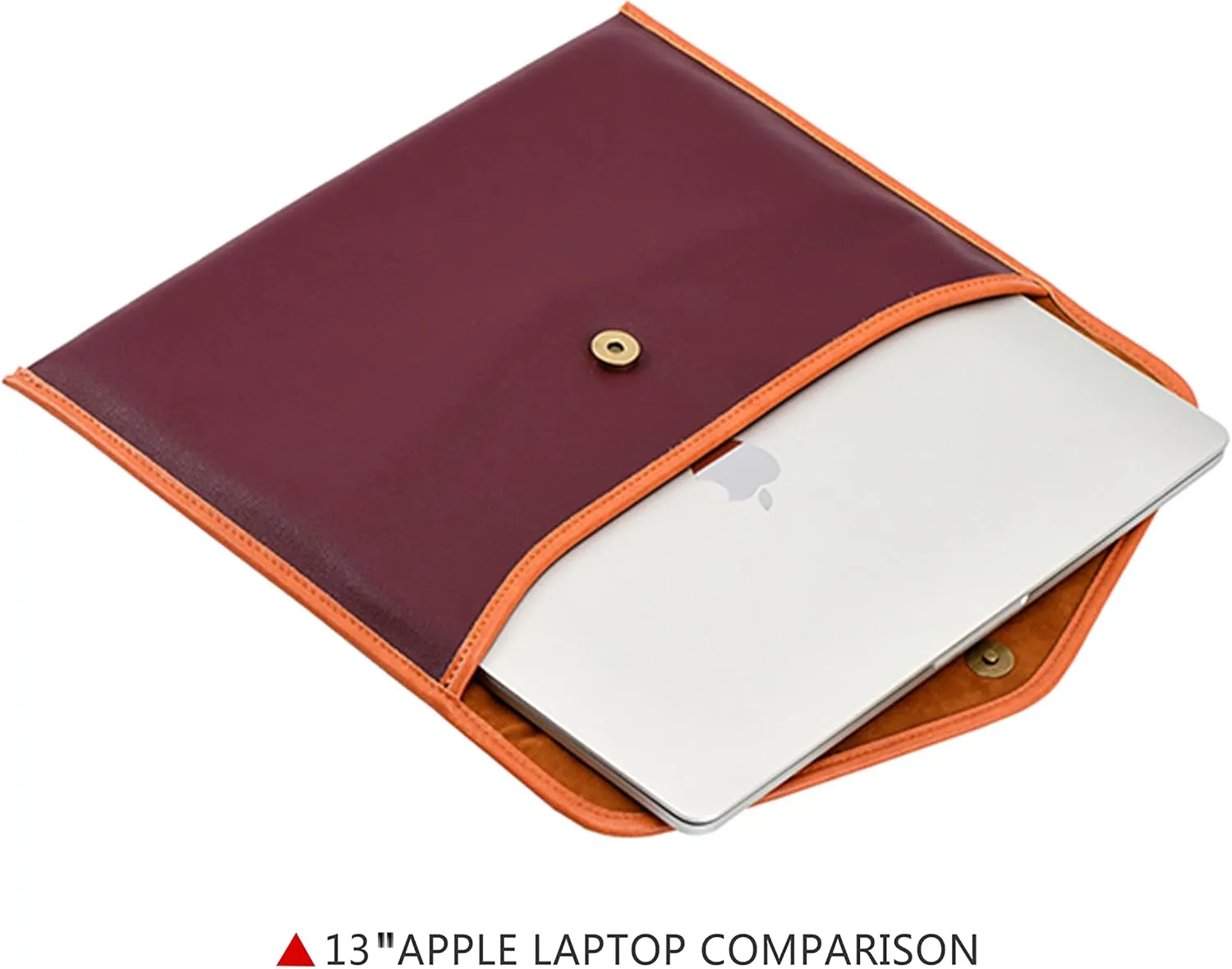 Vintage Pu Leather Clutch A4 Envelope File Bag