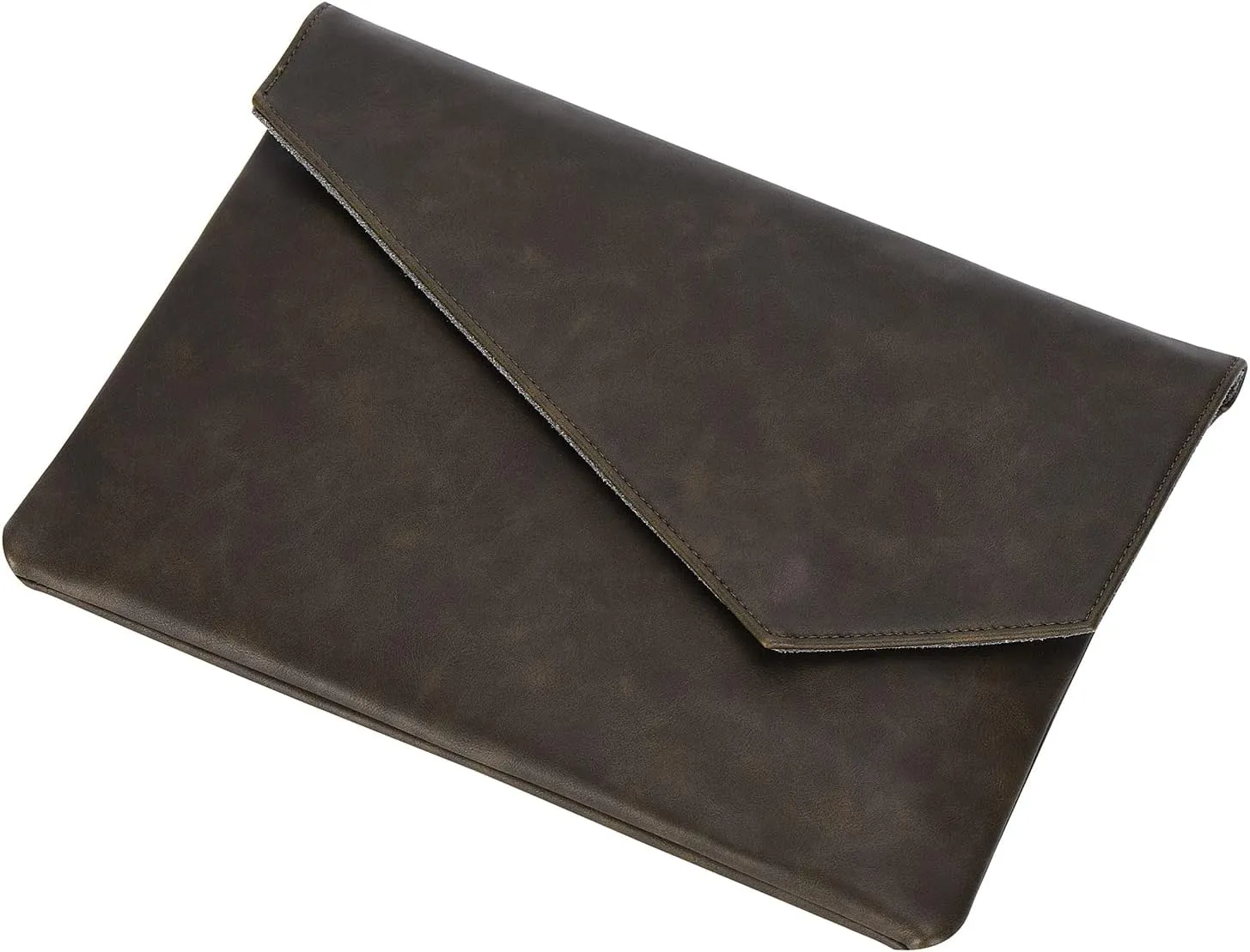 Vintage Pu Leather Clutch A4 Envelope File Bag