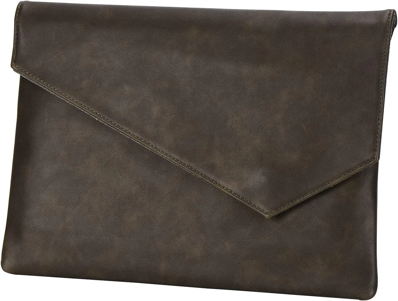 Vintage Pu Leather Clutch A4 Envelope File Bag