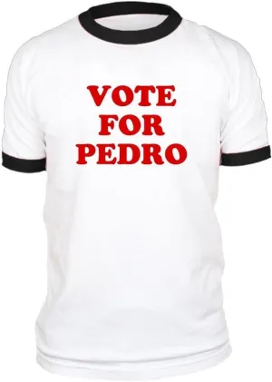 Vote for Pedro T-Shirt, Funny T-Shirt, Napoleon Dynamite Shirt, Vintage Movie Tee, Retro Film Apparel, Humorous Gift for Fans