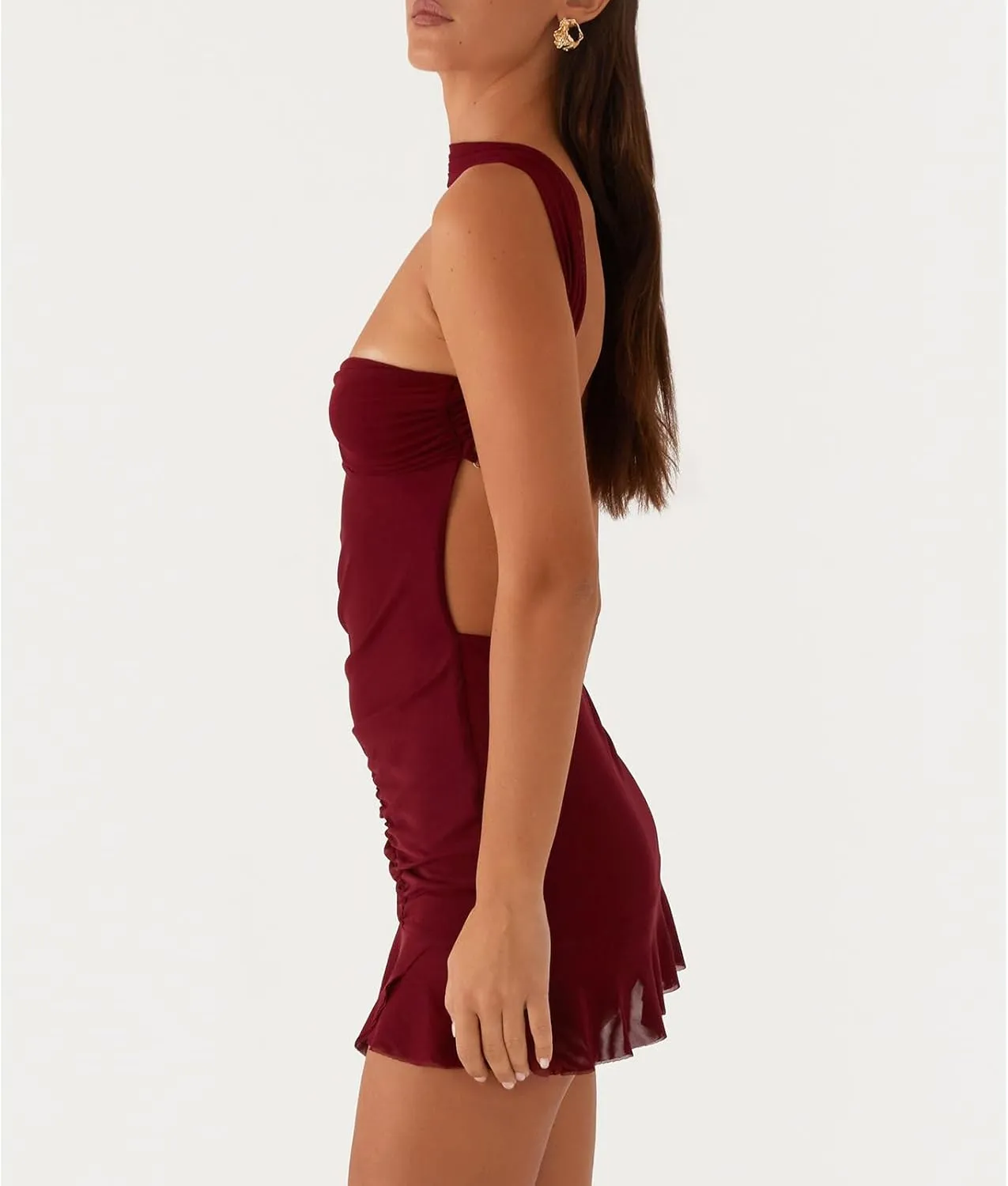 Women Floral Tube Strapless Mini Dress Y2k Cute with Scarf Short Dresses Bodycon Backless Beach Formal Sundress