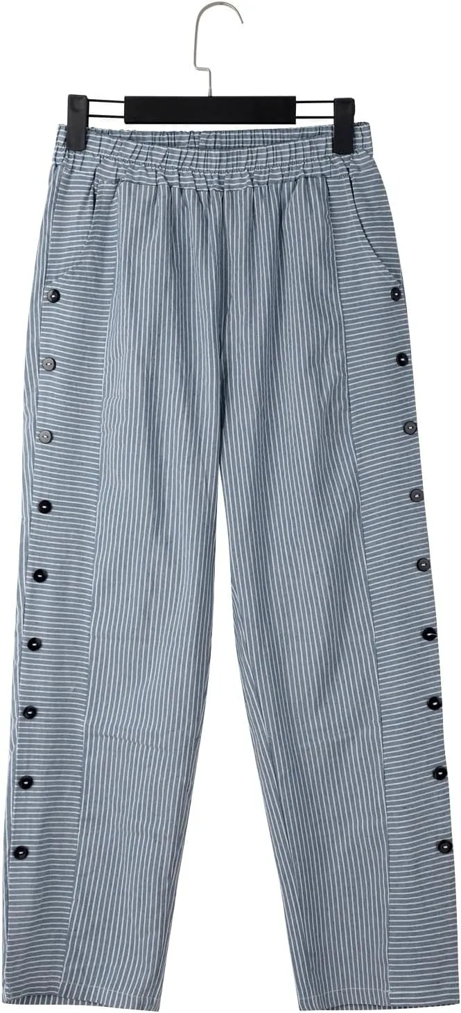 Women's Cargo Sweatpants 2024 Casual Fall Outfits for Women 2024 Trendy Women's Loose Jogging Pants Blue Sweat Pants