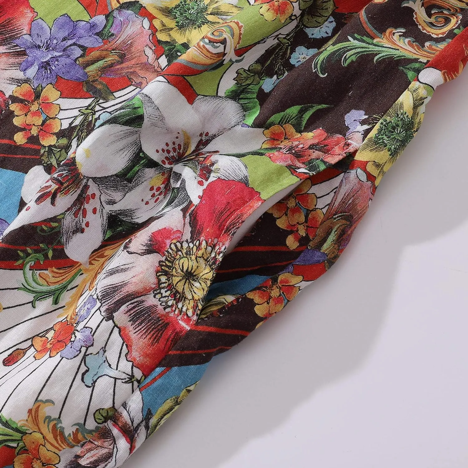 Womens Dress Floral Tropical Print Summer Casual Sunndresses Beach Vacation Party Wear
