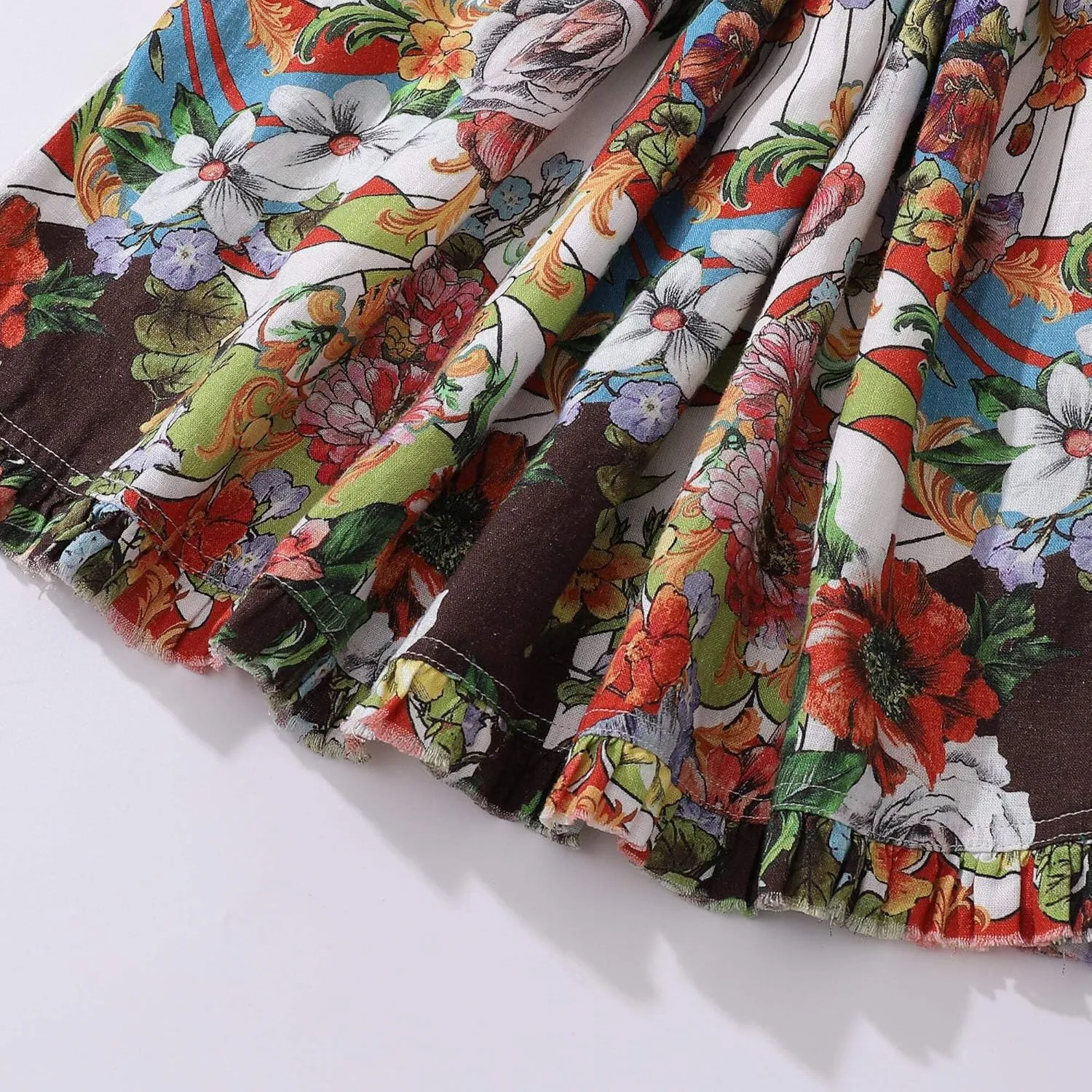 Womens Dress Floral Tropical Print Summer Casual Sunndresses Beach Vacation Party Wear