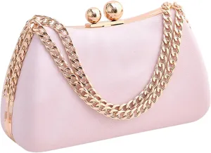 Women's Evening Bag PU Leather Clutch Purse Shoulder Crossbody Bags for Wedding Party Bridal Prom