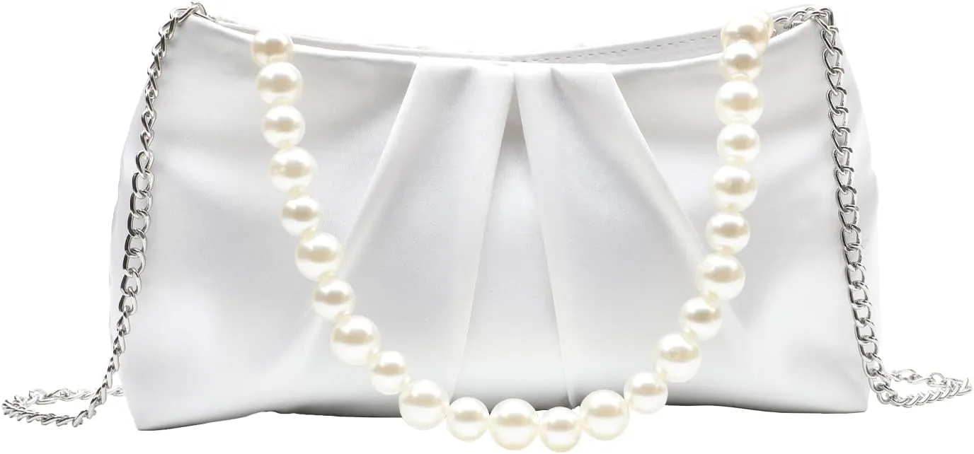 Womens Evening Clutch Pearl, Bride Evening Clutch Purses for Women, Formal Clutch Purses for Women Evening Prom