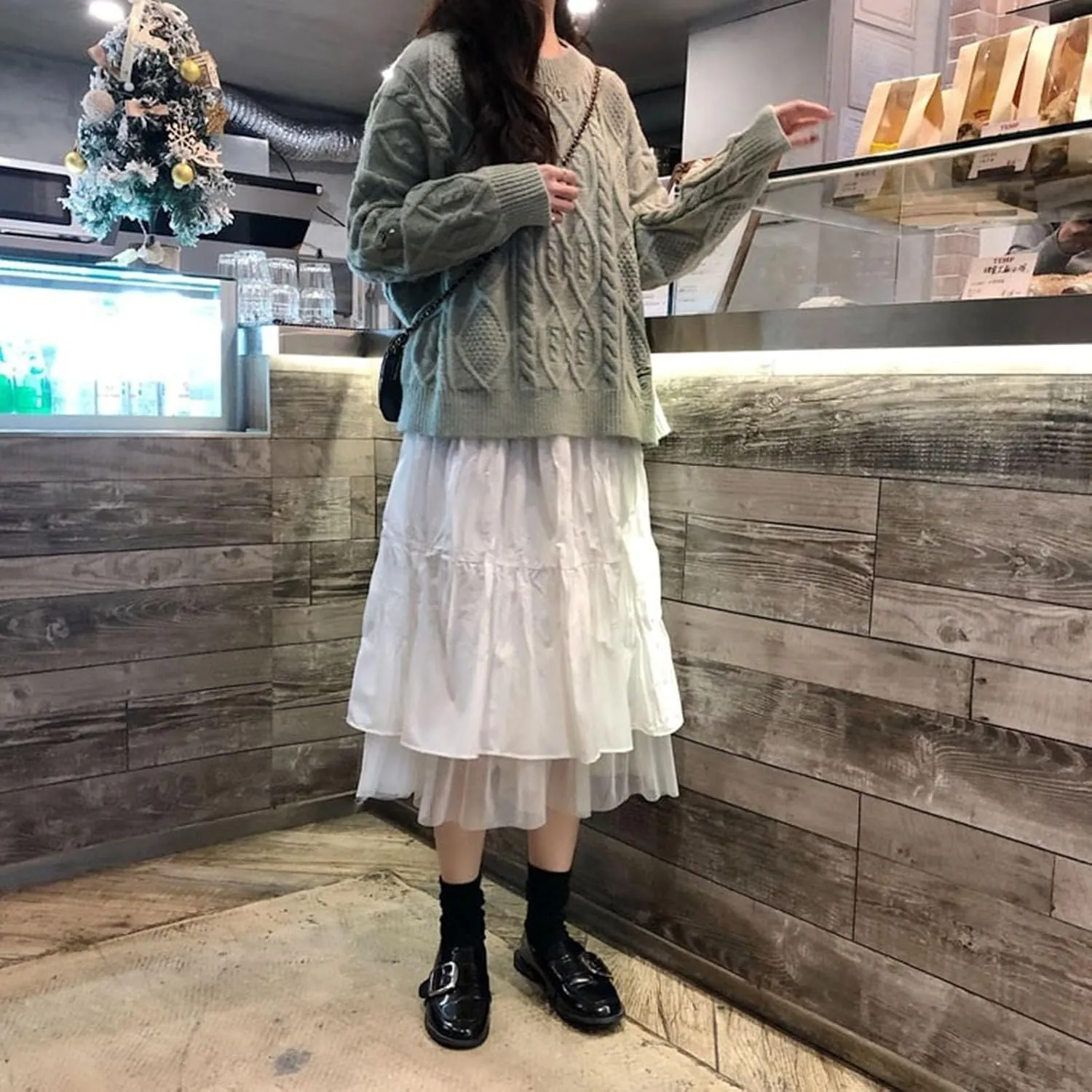 Women's Layered Tiered Skirt Summer Casual Elegant High Waisted Loose Flowy Long Skirts with Pockets 2025 Y2K