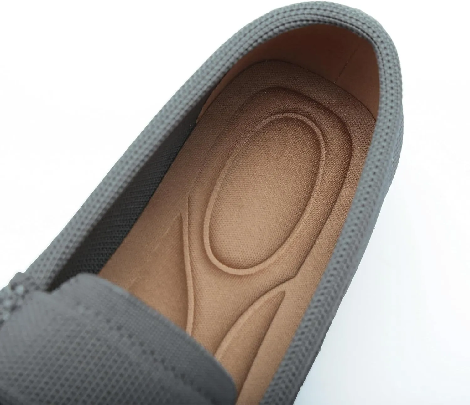 Women's Lightweight Knitted Loafers Casual Flat Shoes Comfortable Boat Shoes Flat Bottomed Breathable Shoes