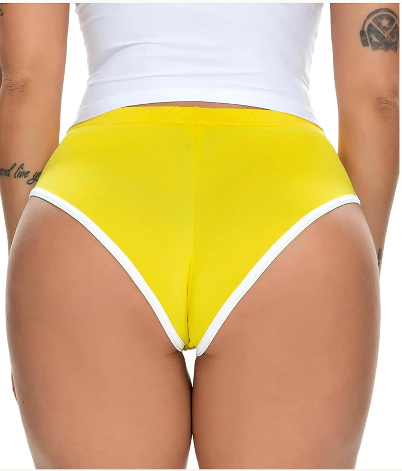 Women's Low Rise Dolphin Shorts Daisy Dukes Plus Running Workout Fitness Sport High Cut Yoga Booty Shorts