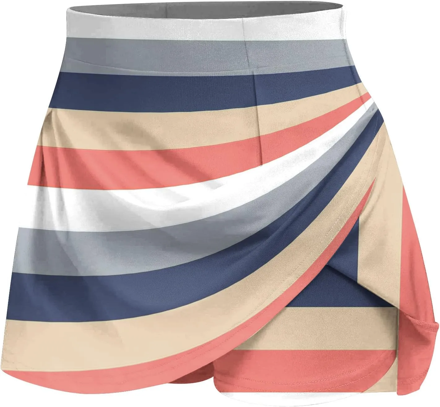 Womens Pleated High Cut 2 Piece Skirts Sets Skirts Shorts Sets for Women Workout Gym Yoga Tennis Matching Skirts