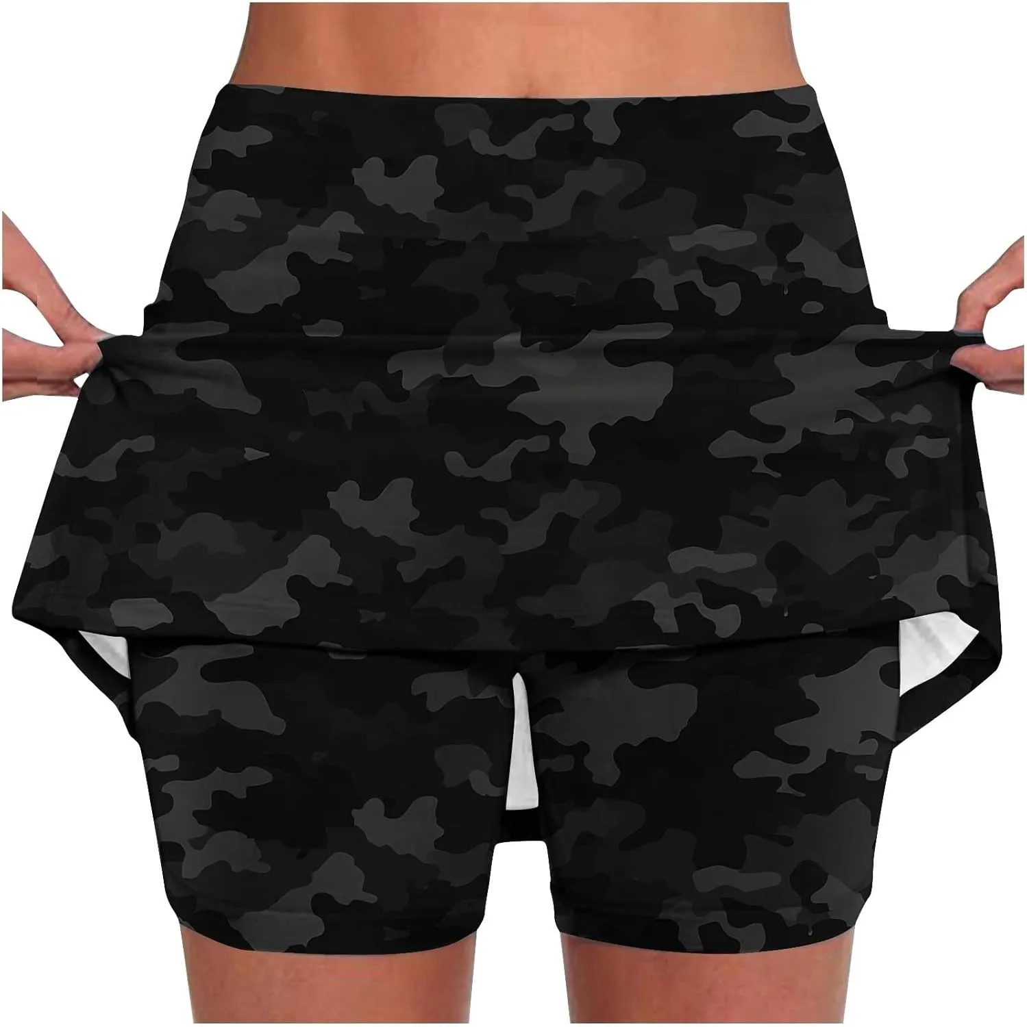 Womens Shorts Skirt Pants Shorts for Women Track Athletic High Cut Thermal Straight Leg Plain Fall Winter 2025