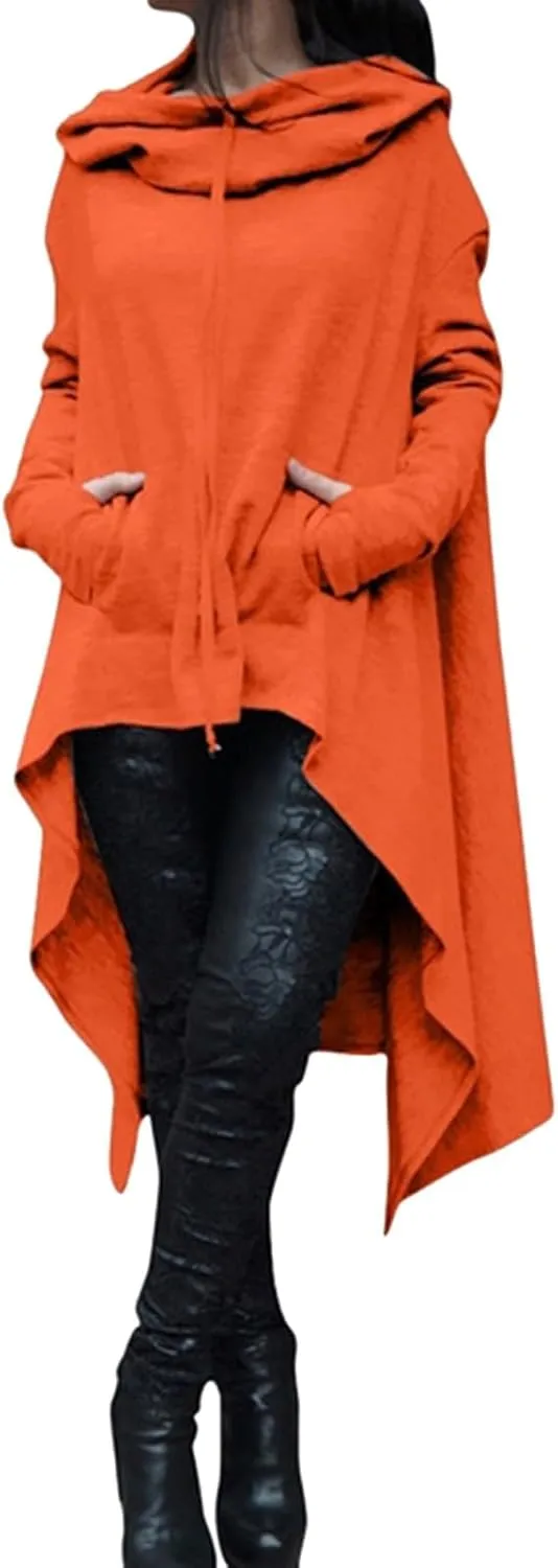 Womens Slub Knit Full-Zip Hoodie Women Loose Hoodie Long Hooded Tops Ladies Sweatshirt Sweaters Casual Fashion