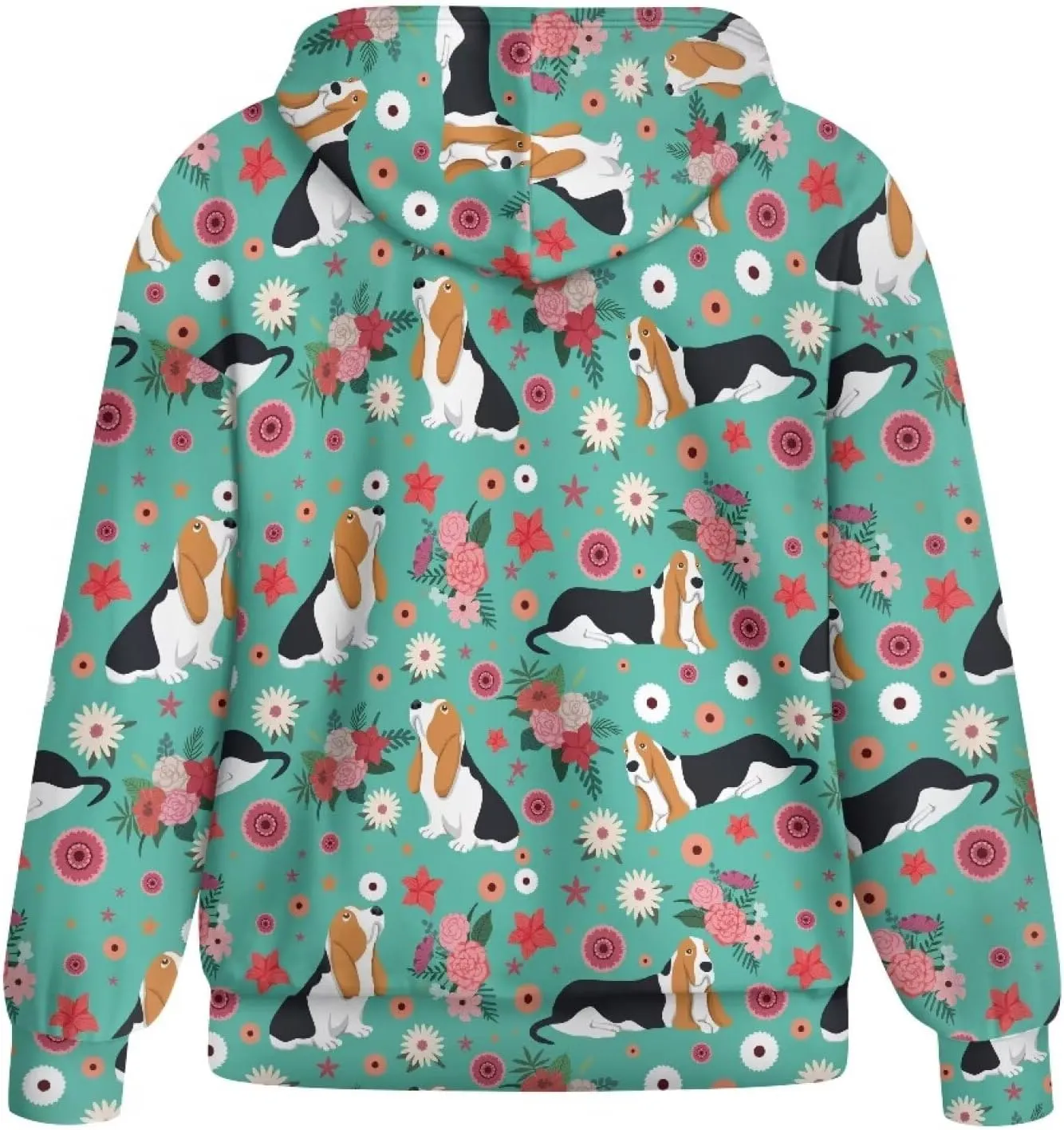 Women's Stylish Full-Zip Hoodies Oversized Hooded Sweatshirt Drawstring Long Sleeve Y2k Clothes with Pockets