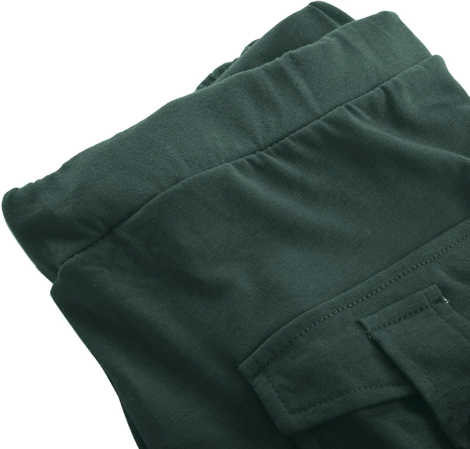 Womens Tapered Yoga Pants Butt Lifting Athletic Pant Stretch High Waisted Pants Button Up Cargo Pant with Pockets