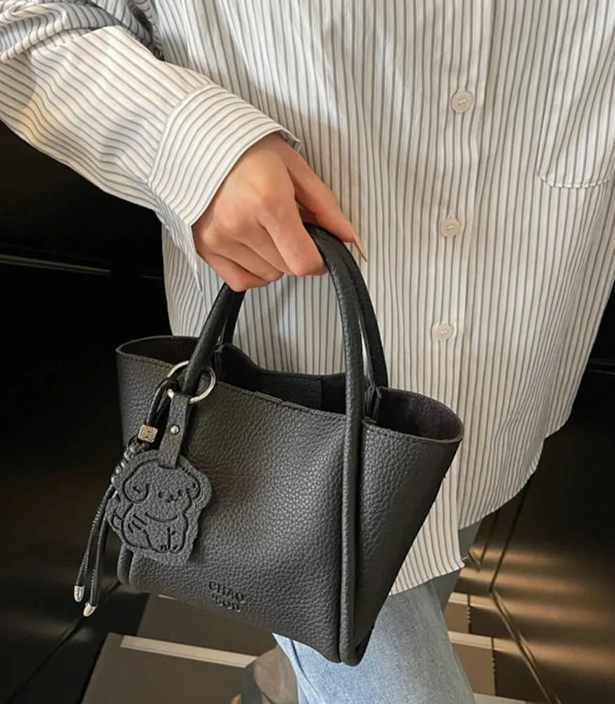 Women's Tote Bag Soft PU Leather Medium Size Shoulder Crossbody Bag Fashion Design Bucket Bag High-end Exquisite All-match