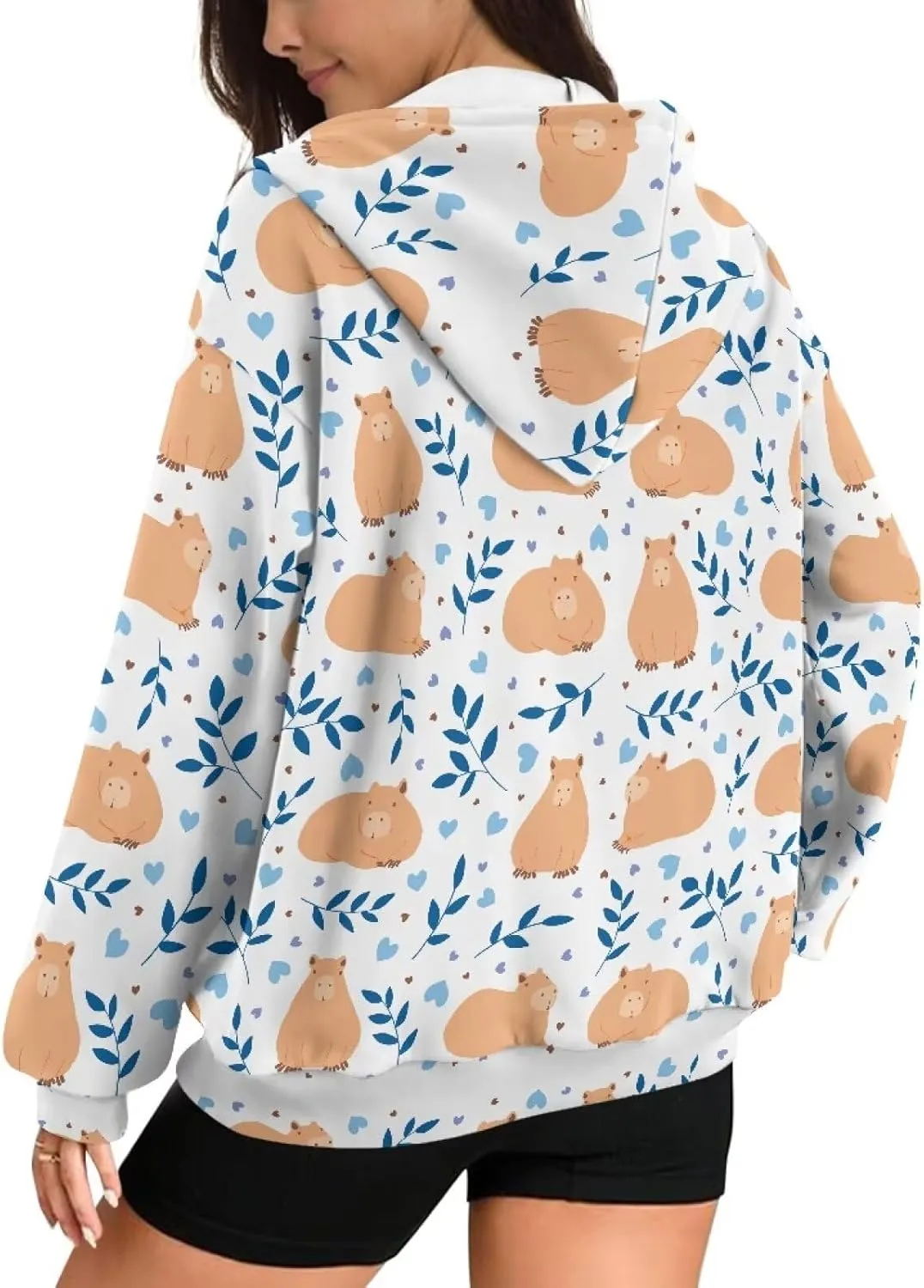 Womens Zip Up Hoodies with Pockets Soft Trendy Sweatshirt Casual Long Sleeve Jackets Fall Fashion Outfits