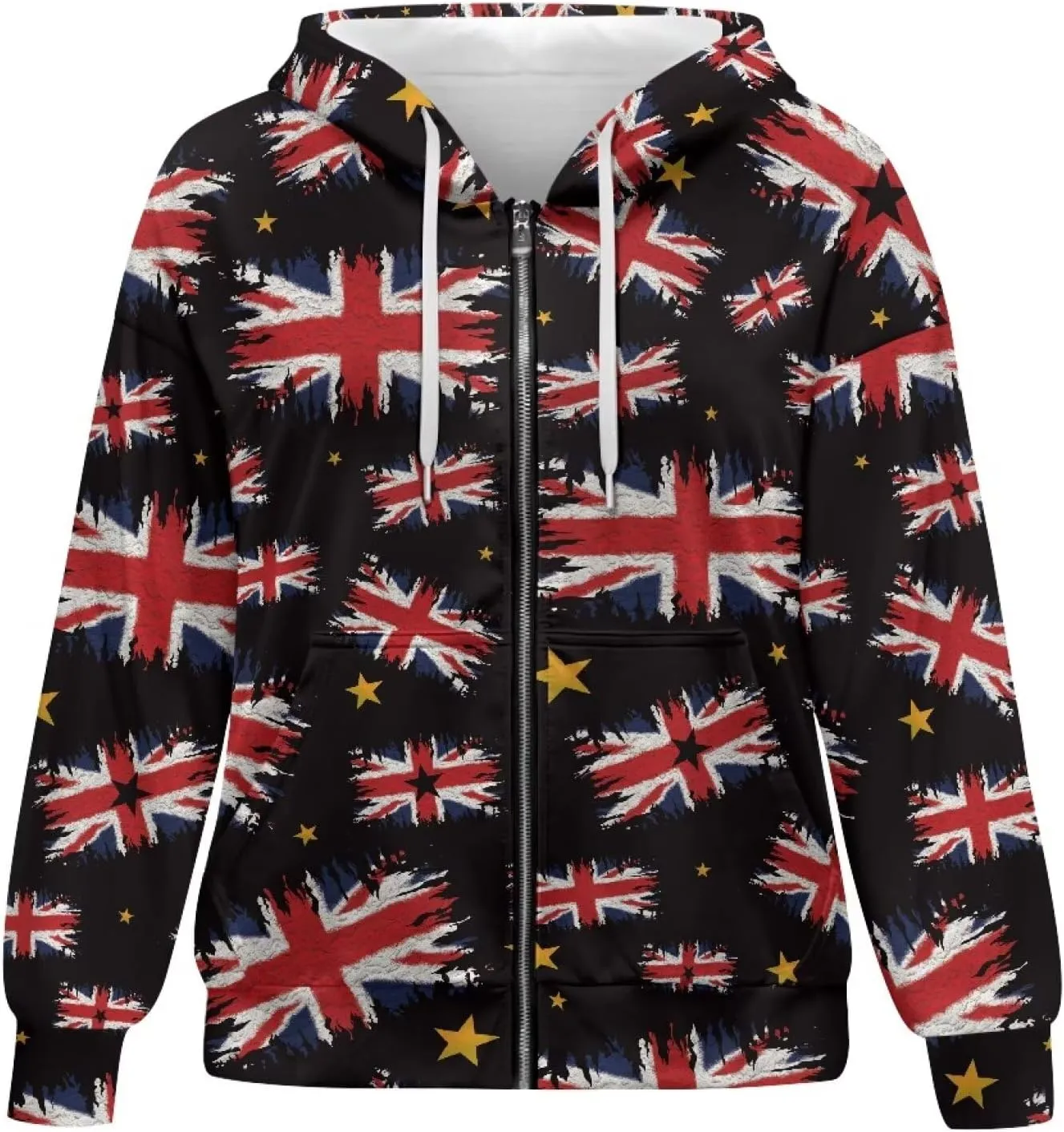 Womens Zip Up Hoodies with Pockets Soft Trendy Sweatshirt Casual Long Sleeve Jackets Fall Fashion Outfits
