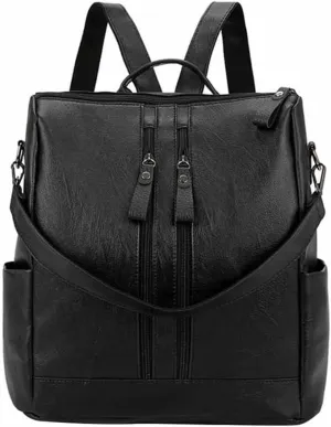 Women'sLeather Backpacks Large Capacity Shoulder Bag Travel