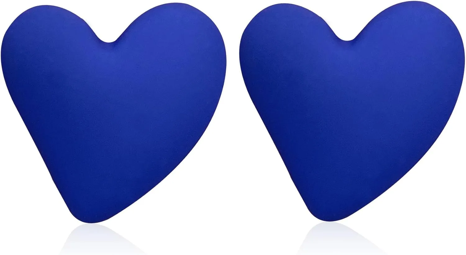 YUNXI Geometric Large Heart Earrings for Women Candy Solid Color Big Love Acrylic Geometric Stud Valentines Day