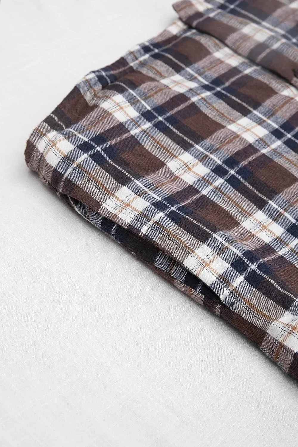 ZENTHACE Womens Sherpa Fleece Lined Flannel Jacket Button Down Plaid Flannel Shirt Jacket(All Sherpa Lining)