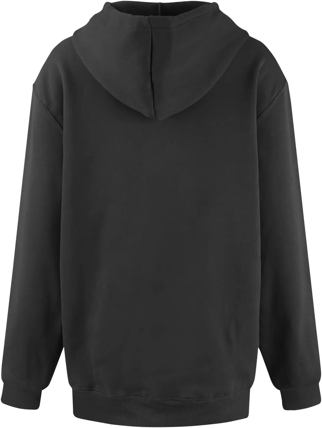 Zip Up Hoodie for Women 2024 Fall Oversized Sweatshirt Cute Long Sleeve Jacket Crewneck Hooded Outerwear with Pocket