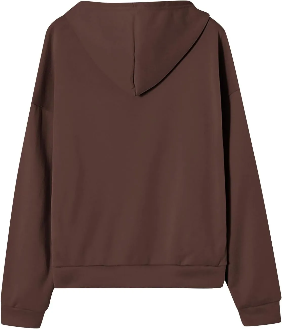 Zip Up Hoodie Women Fleece Oversized Sweatshirt Hoodies Casual Drawstring Athletic Gym Sweat Jackets with Pockets