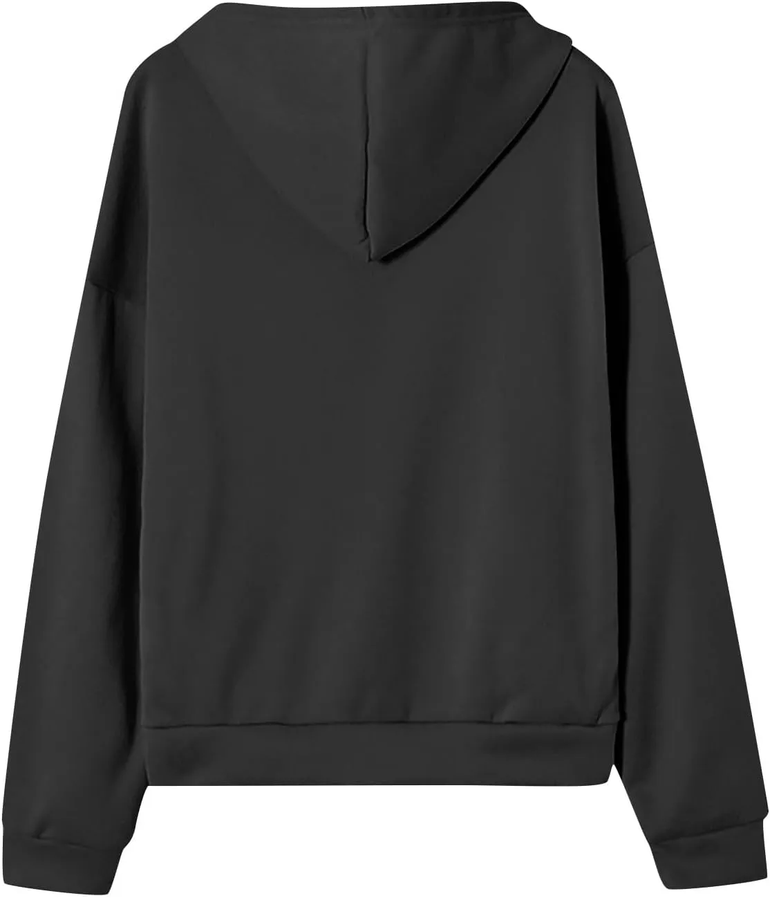 Zip Up Hoodie Women Fleece Oversized Sweatshirt Hoodies Casual Drawstring Athletic Gym Sweat Jackets with Pockets