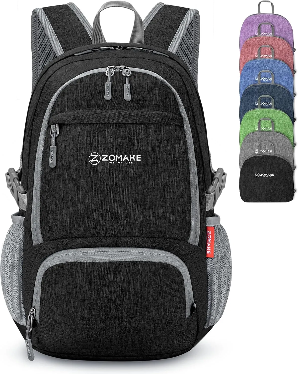 ZOMAKE 25L Packable Backpack for Women Men - Small Lightweight Hiking Daypack for Travel - Tear Resistant Foldable Day Pack